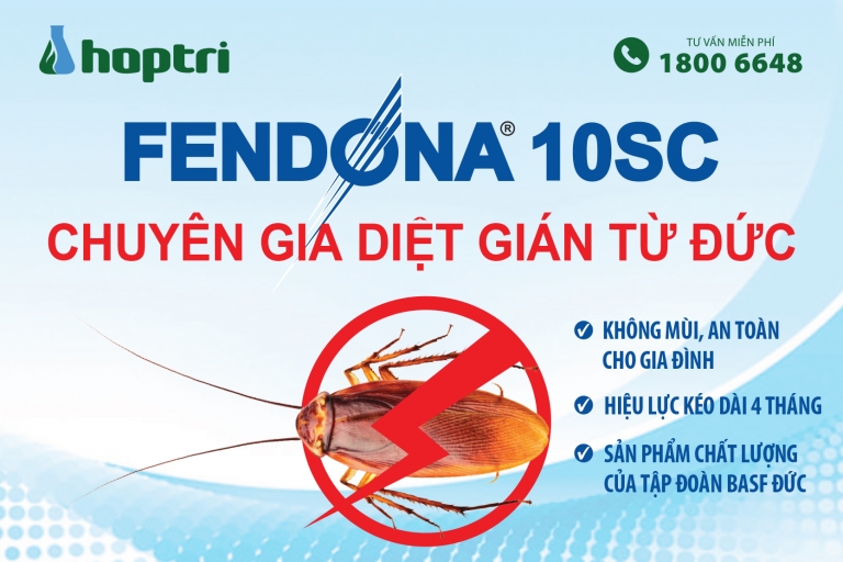 Fendona 10SC - Chuyên gia diệt gián từ Đức